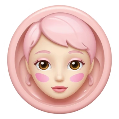 Organic cosmetic sticker