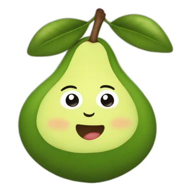 cute avocado sticker