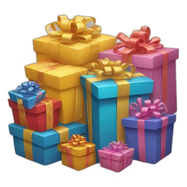 PILE OF GIFTS sticker