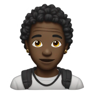 Young Thug as an emoji sticker