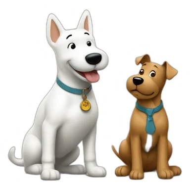 Tintin and milou sticker