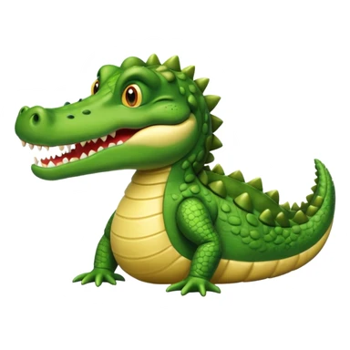 code writing crocodile sticker