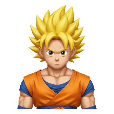 Goku super saiyan god sticker