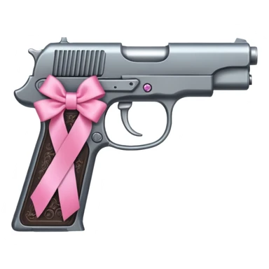 Pistol and ribbon mixer sticker