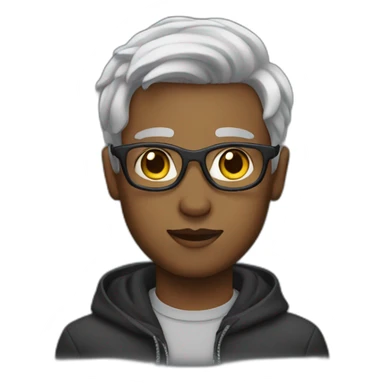 Non binary man sticker