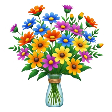 thrown bouquet sticker