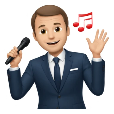 Macron qui tue tung tung tung sahur sticker