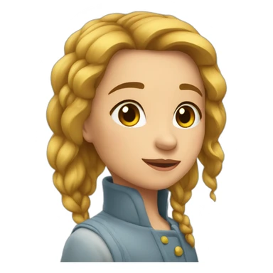 süßes rothaariges Mädchen sticker