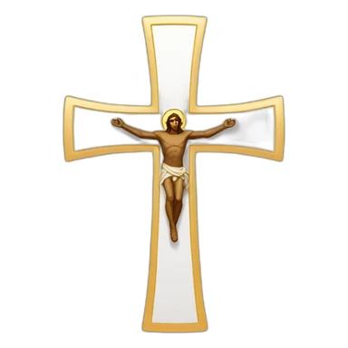 Catholic cross sticker