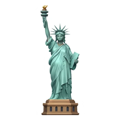 Statue of liberty  full body sticker