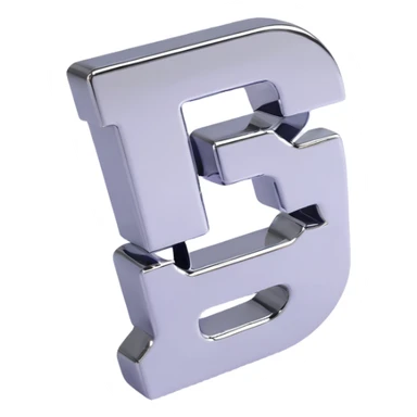 3D logo for 'Select', chrome letters, shadowed, minimal background, professional look sticker