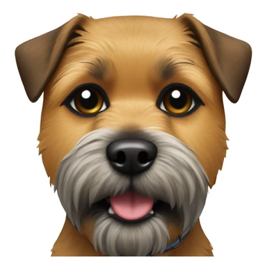 Border terrier dog sticker