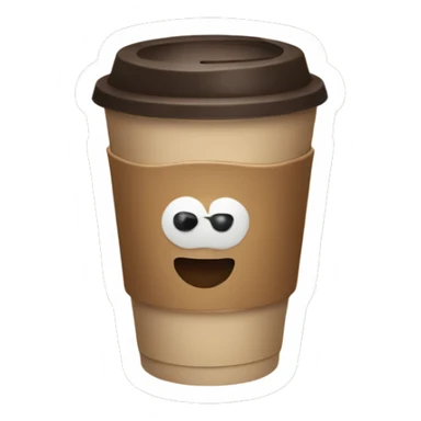 hot to go coffee sticker