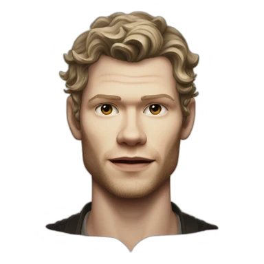 Klaus mikaelson Joseph morgan realistic detailed sticker
