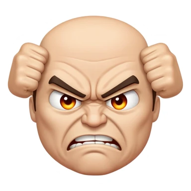 really mad person sticker