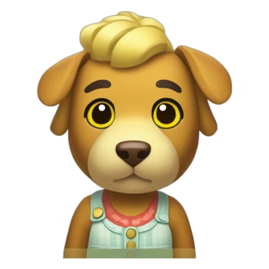 Canela animal crossing sticker
