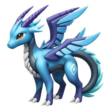 Meloetta-Zekrom-Kyurem-Dialga-Suicune-hybrid sticker