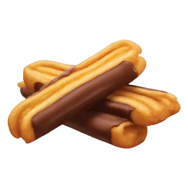 Chocolate dipped churros sticker