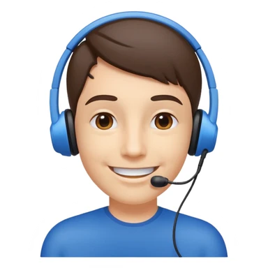 Smile with bluetooth music  sticker