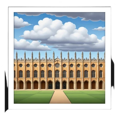 Cambridge university sticker