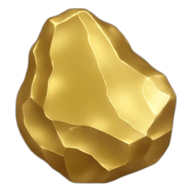 a gold nugget sticker
