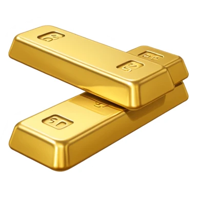 Gold and silver bar sticker