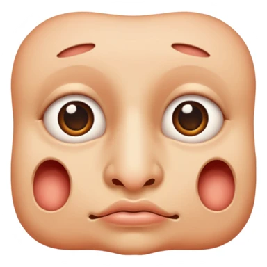 ONLY NOSE WITHOUT FACE sticker