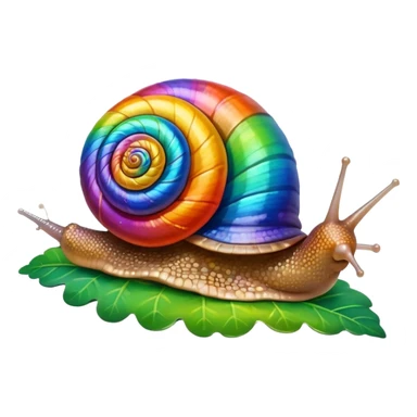 Snail Rainbow sticker