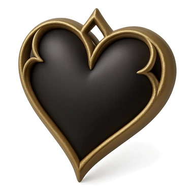 3d gothic heart  effect
 sticker