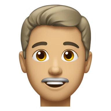 se gratter l’avant bras de manière paniquer  sticker