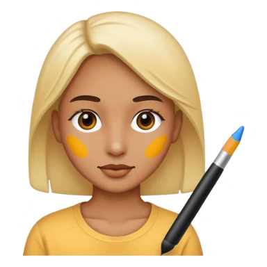 face with color picker sticker