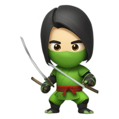 Tortue ninja vs kungfu panda sticker