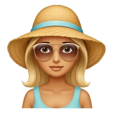 Coastal Town woman sticker