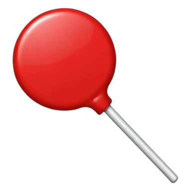 single color roind lollipop sticker