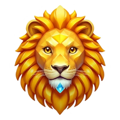 Pokemon legendary laranja and yellow crystal lion sticker