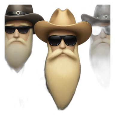 Zz top band sticker