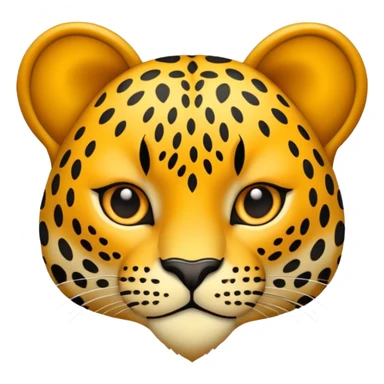 Corazón leopardo sticker