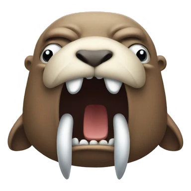 Angry walrus  sticker