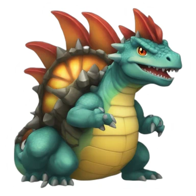 dracaufeu + tortank sticker