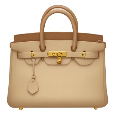 Beige Birkin sticker