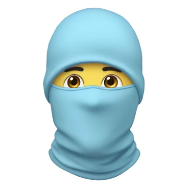 Hat-balaclava-pastel-blue-shade sticker