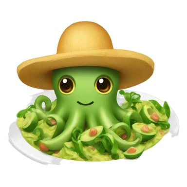 guacamole octopus sticker