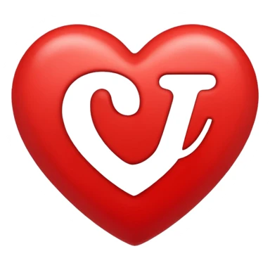 emoji herz mit buchstabe P drin sticker