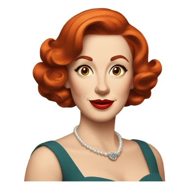 40 year old red head from 1955  sticker