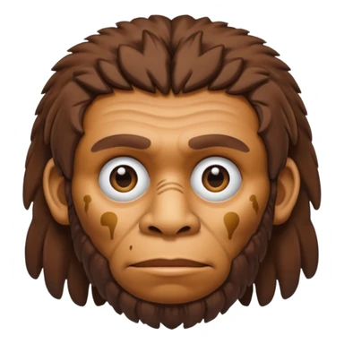 neanderthal con emojis de dolares en los ojos sticker