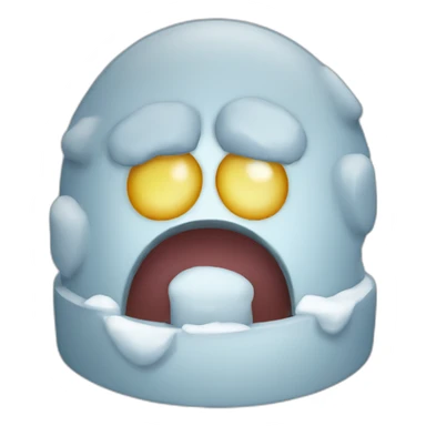 igloo dizzy face sticker