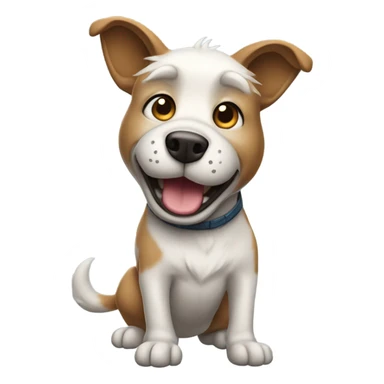 Corrie dog man sticker