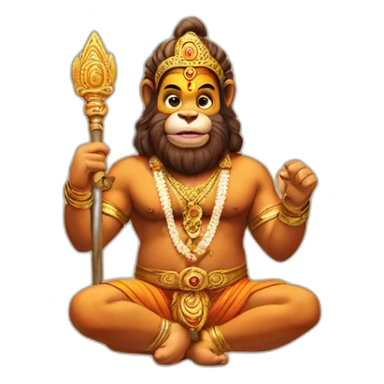 Hanumanji sticker