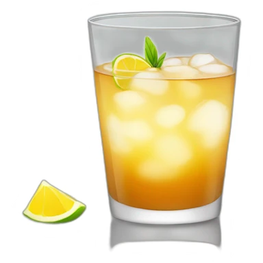 Whiskey sour in a lowball glass sticker