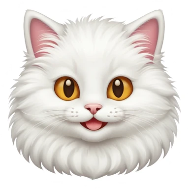 Cat with laughs sticker